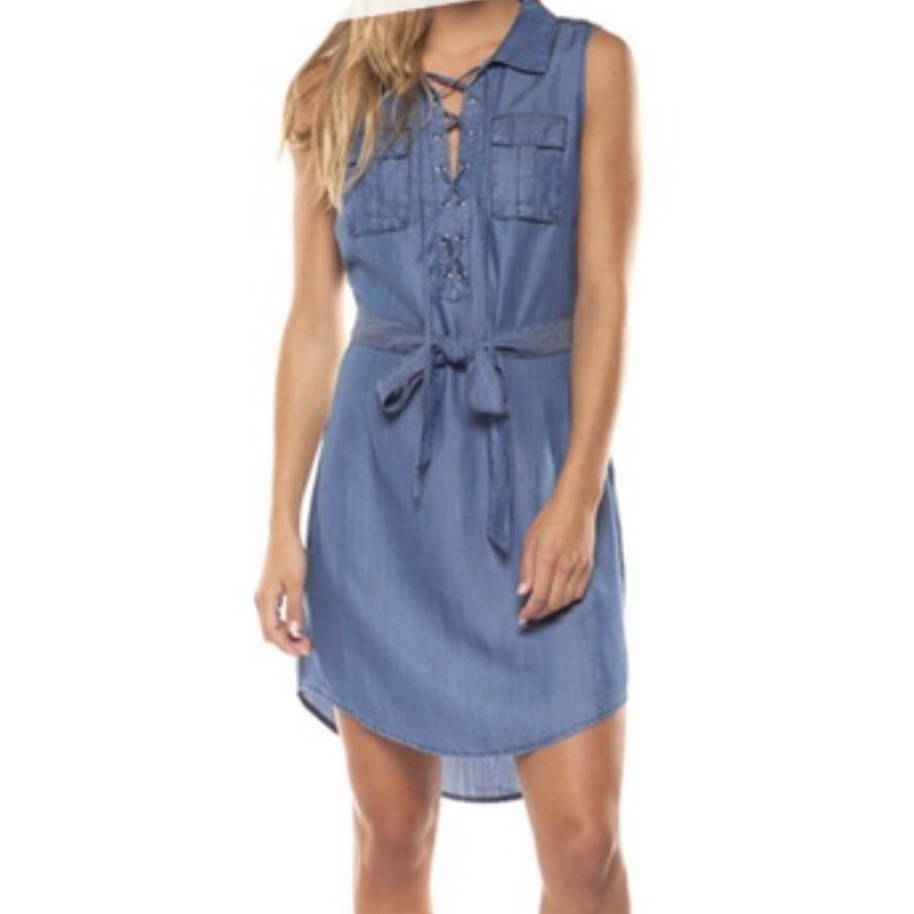 women’s tencel  denim  dress NWOT